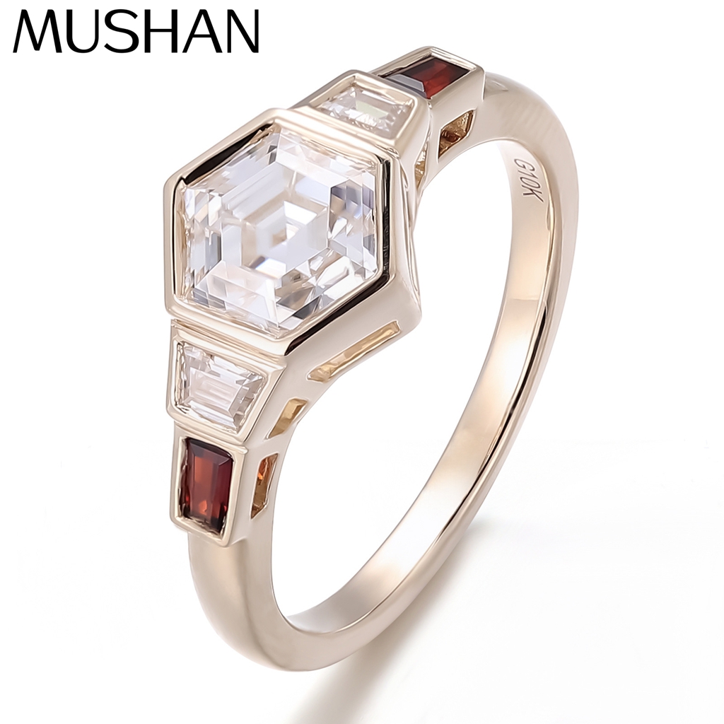 Moissanite Ring - MUSHAN Özel Tasarım Takılar 10k 14k