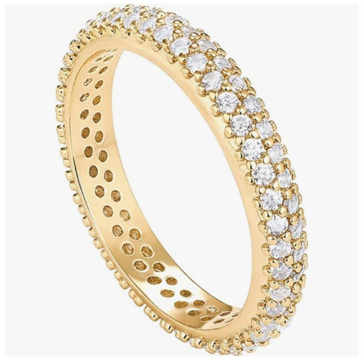 925 Ayar Gümüş Kaplama 14 Ayar - Moissanite Ring incelemesi ve fiyatı