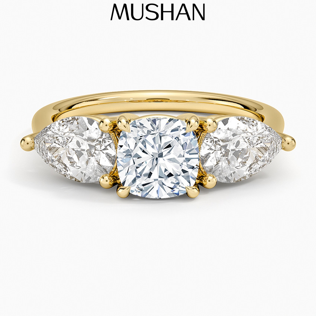 MUSHAN Özel Tasarım Mücevher G - Moissanite Ring incelemesi ve fiyatı