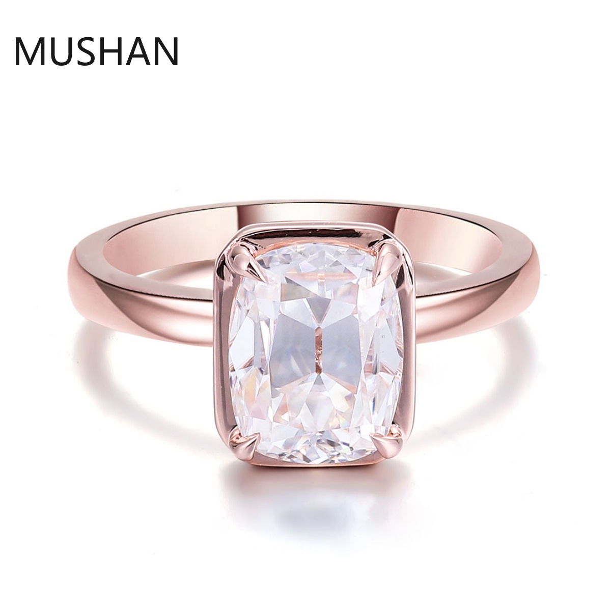 MUSHAN Lüks Özel Tasarım 14K 1 - Moissanite Ring incelemesi ve fiyatı