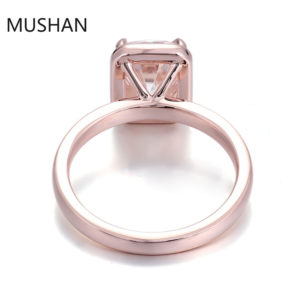 MUSHAN Lüks Özel Tasarım 14K 1 - Moissanite Ring incelemesi ve fiyatı