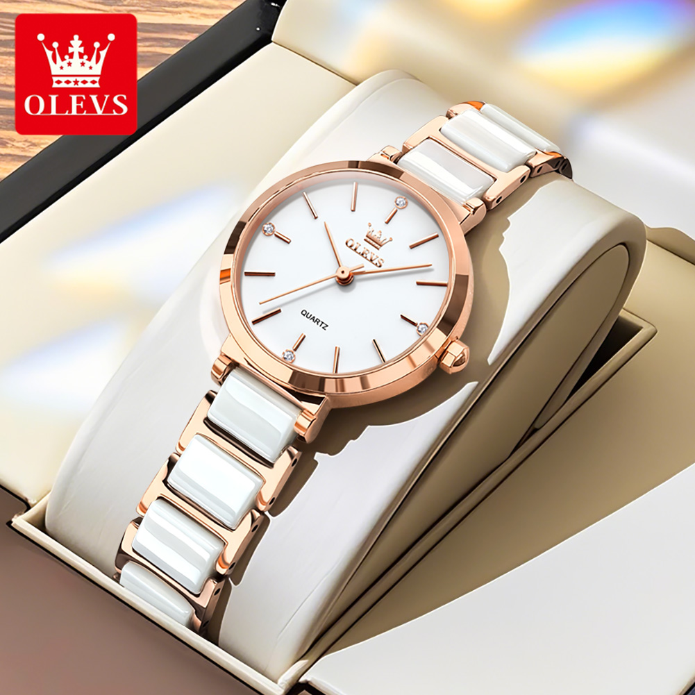 OLEVS Kadın Saati 5877 Lüks Za - Watch Strap Replacement incelemesi ve fiyatı