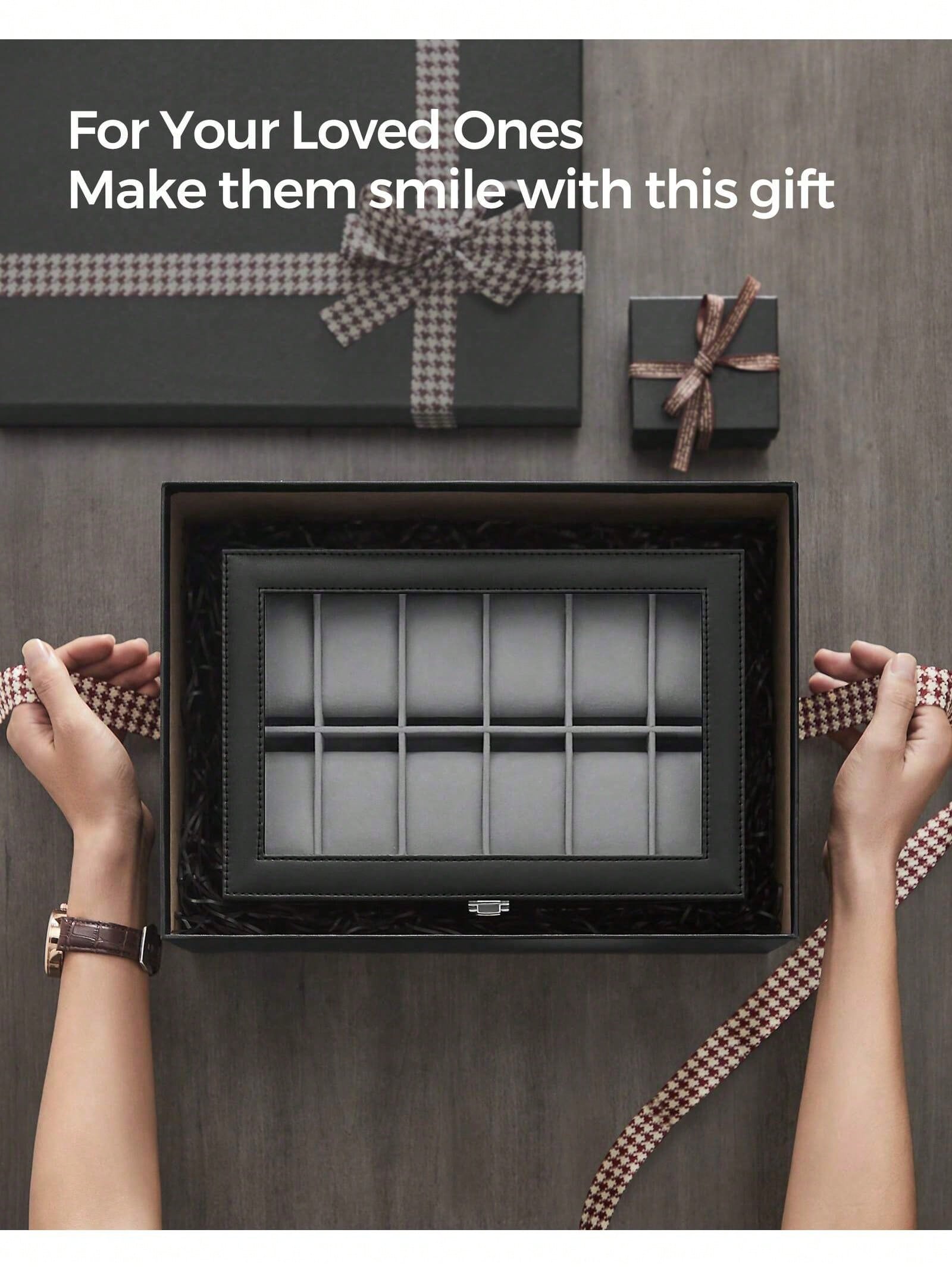 12 Yuvalı Kilitlenebilir Saat  - Jewelry Box That Holds Watches incelemesi ve fiyatı