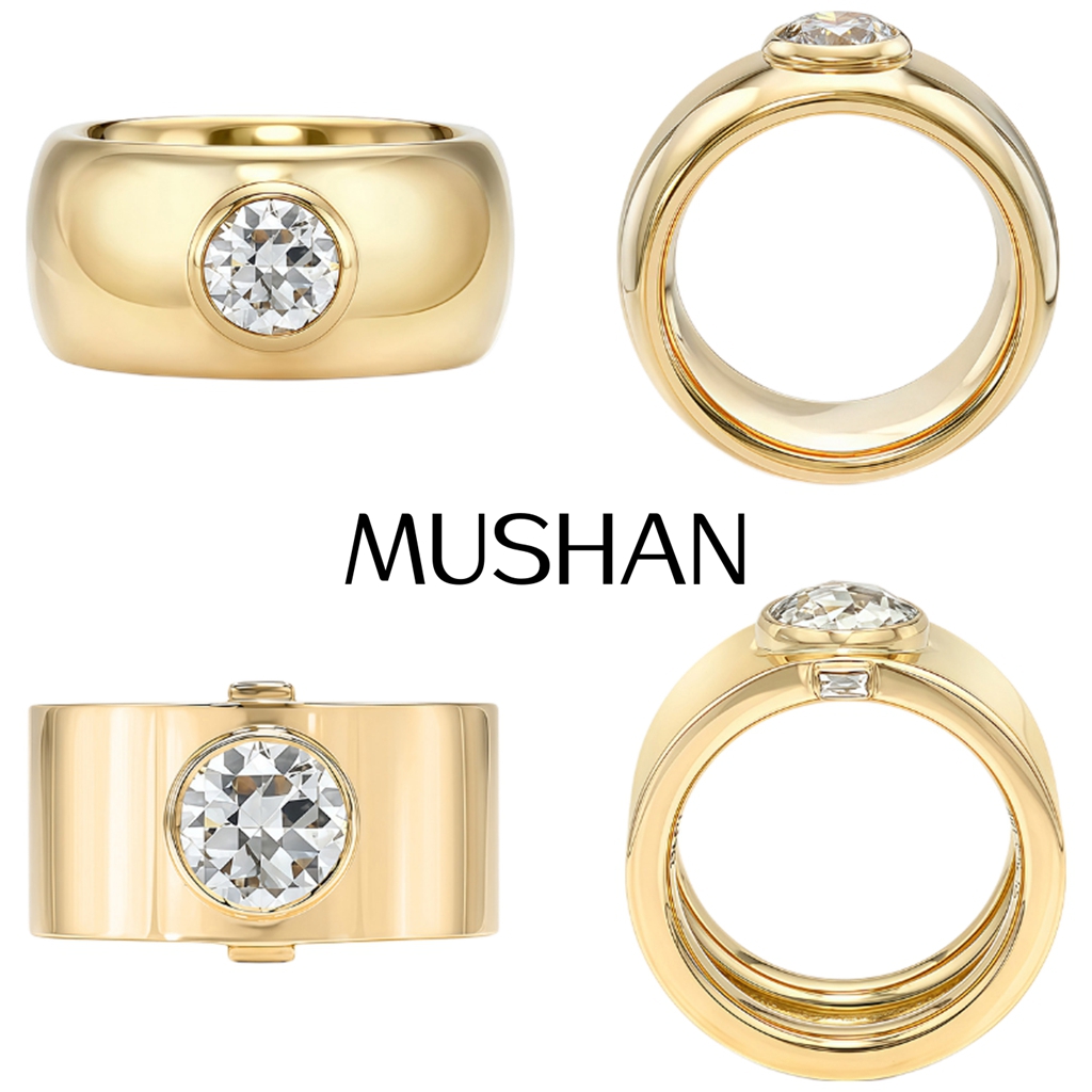 MUSHAN Özel Tasarım Takı 925 A - Moissanite Ring incelemesi ve fiyatı