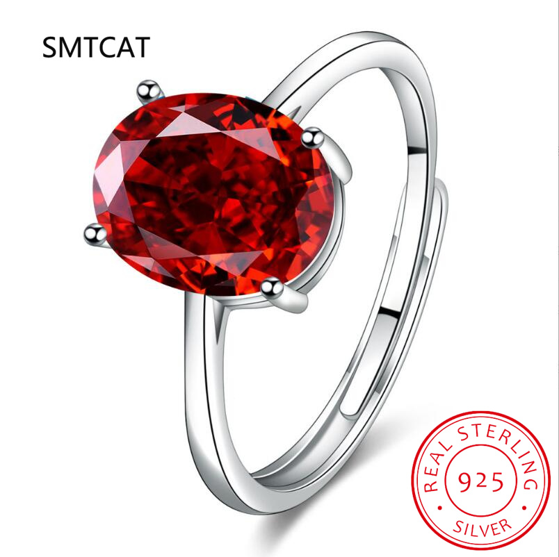 Oval Kırmızı Doğal Garnet Yaku - Birthstone Ring Set incelemesi ve fiyatı