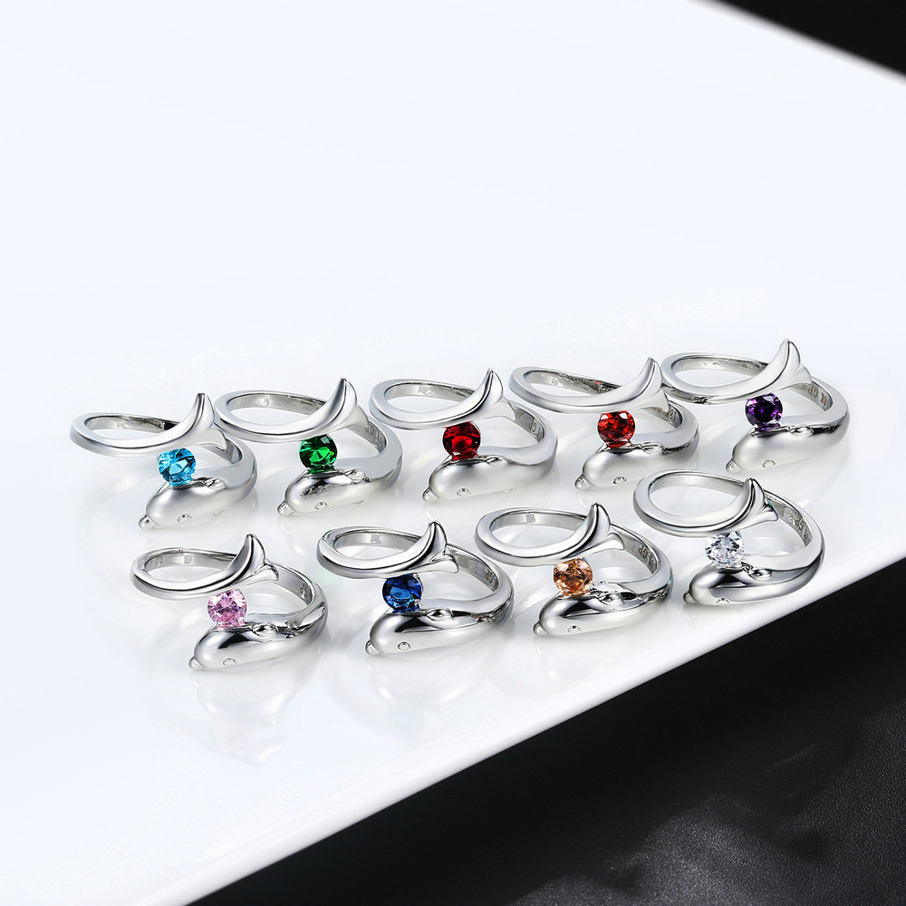 Çift adil aşk yunus yüzükler k - Birthstone Ring Set incelemesi ve fiyatı