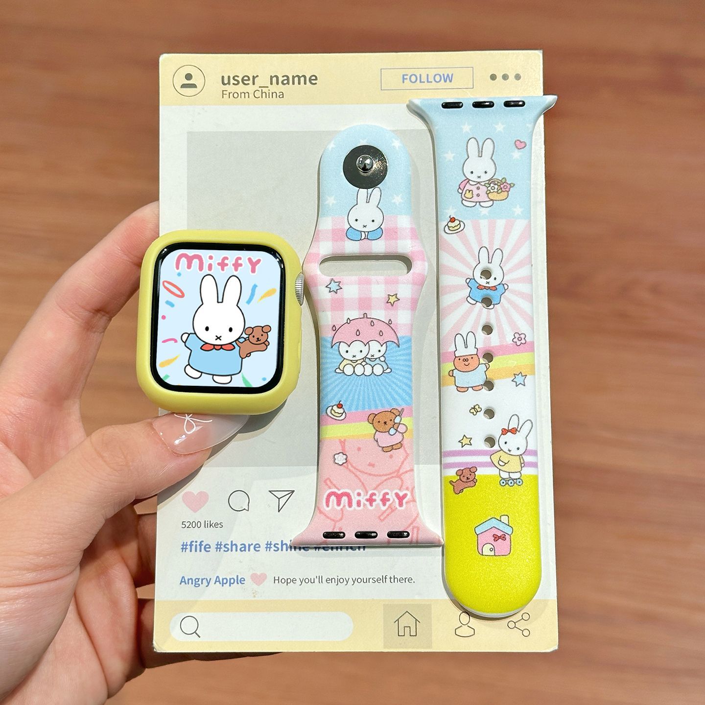 Dopamin Rengi Miffy Silikon sa - Watch Strap Replacement incelemesi ve fiyatı