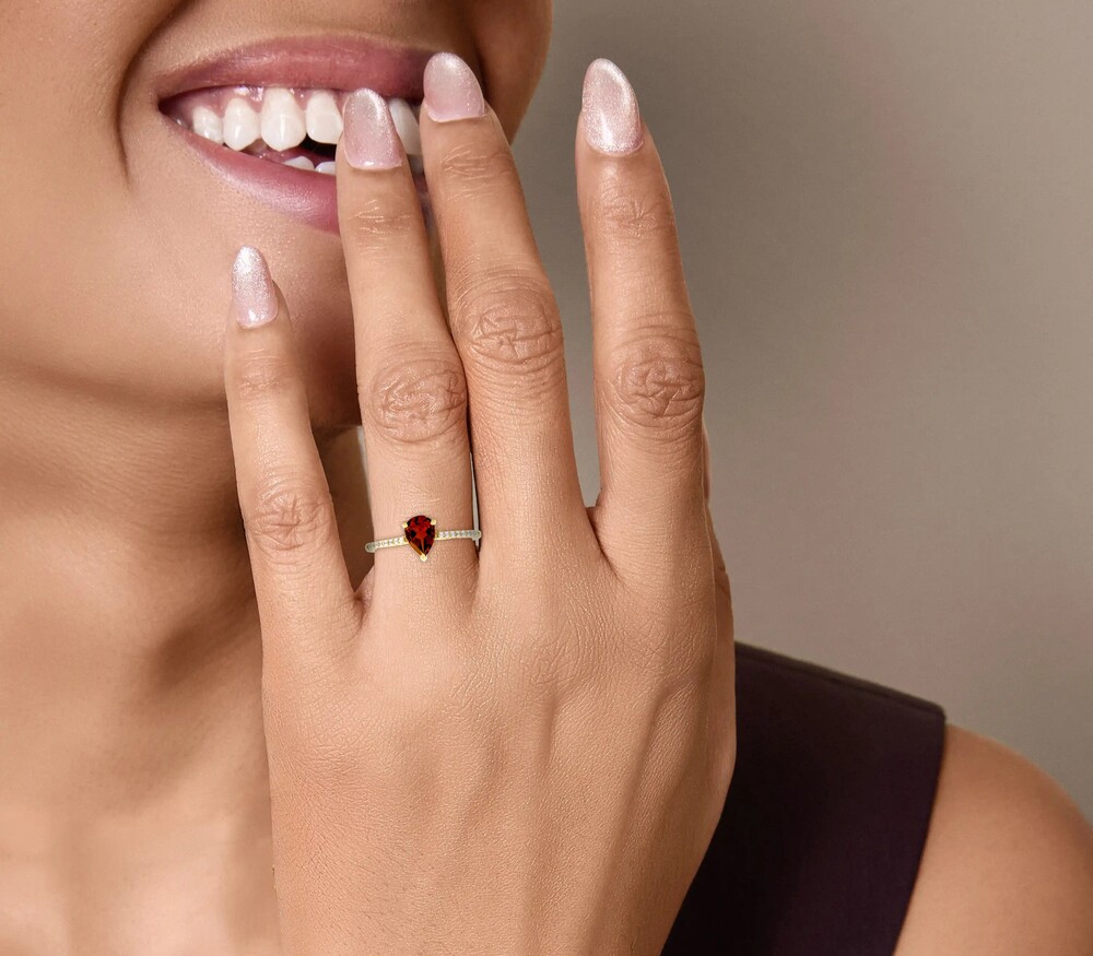Kişiye Özel Doğum Taşı Yüzüğü  - Birthstone Ring Set incelemesi ve fiyatı