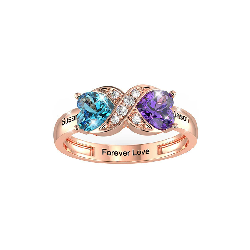 Kişiselleştirilmiş Doğum Taşı  - Birthstone Ring Set incelemesi ve fiyatı