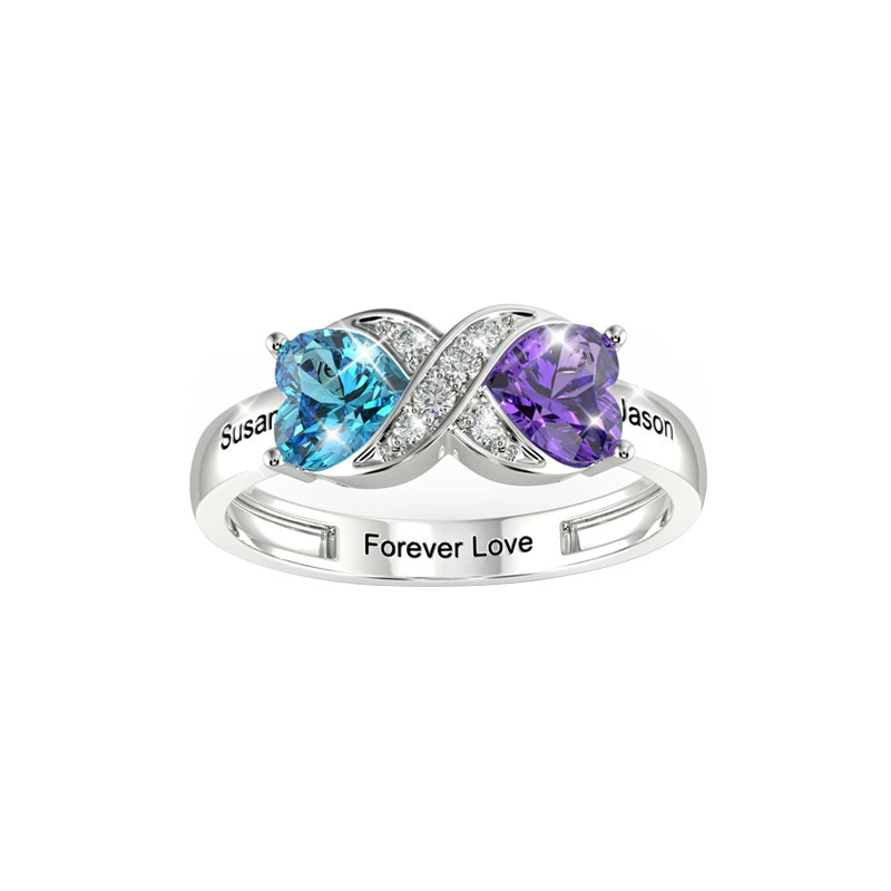 Kişiselleştirilmiş Doğum Taşı  - Birthstone Ring Set incelemesi ve fiyatı